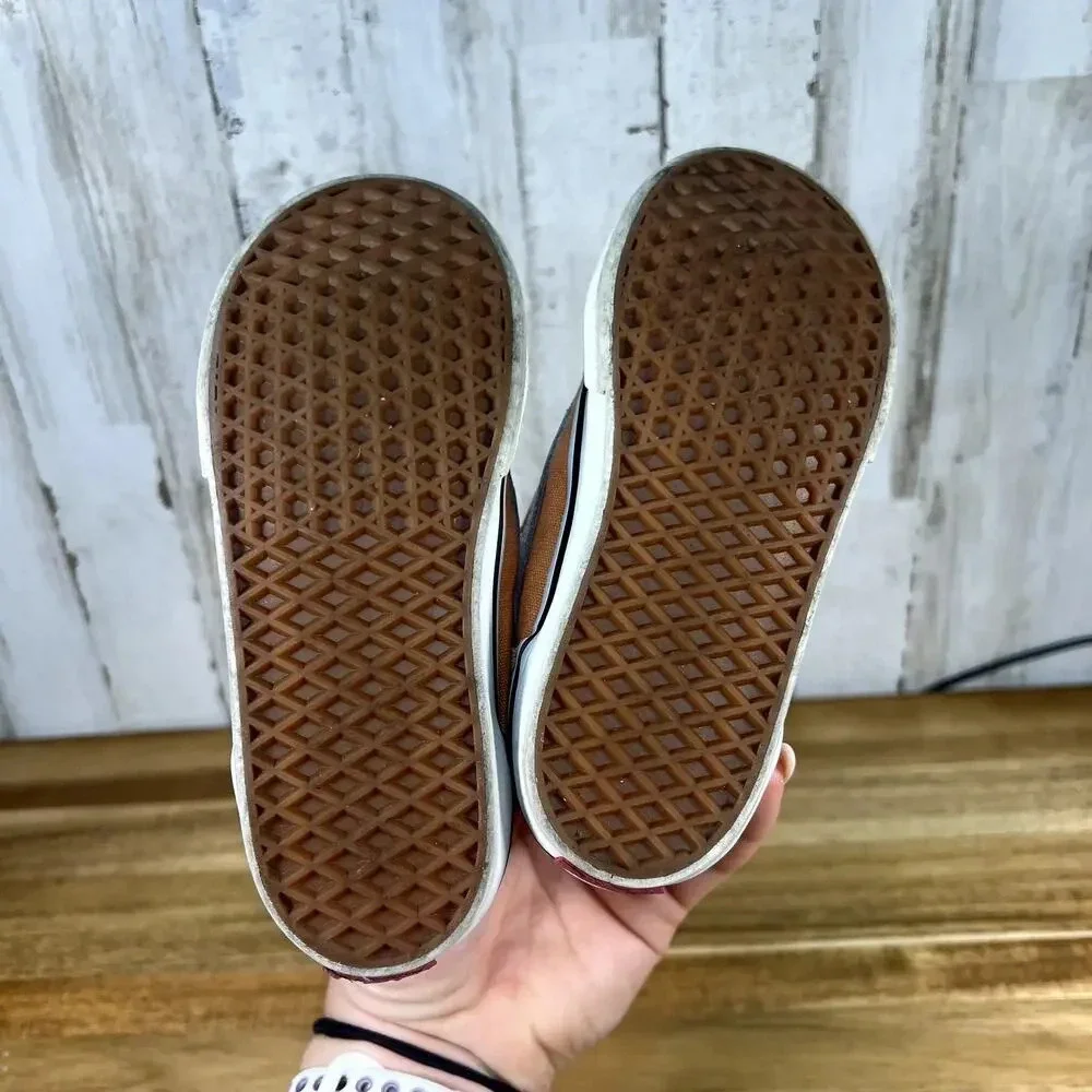 Vans Toddler Size 9.0 Old‎ Skool V Sun Baked Velcro Low Top Sneakers